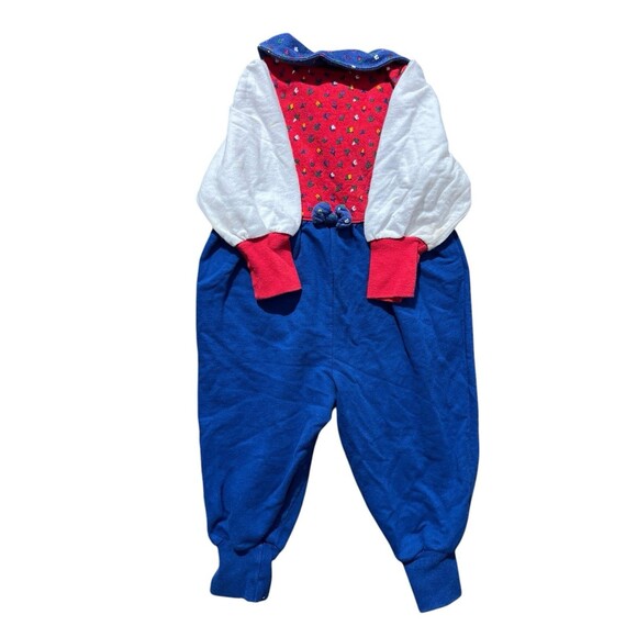 Vtg Rare Gymboree Rainbow Label Heart And Floral Print One Piece Sz Infant - Picture 14 of 16